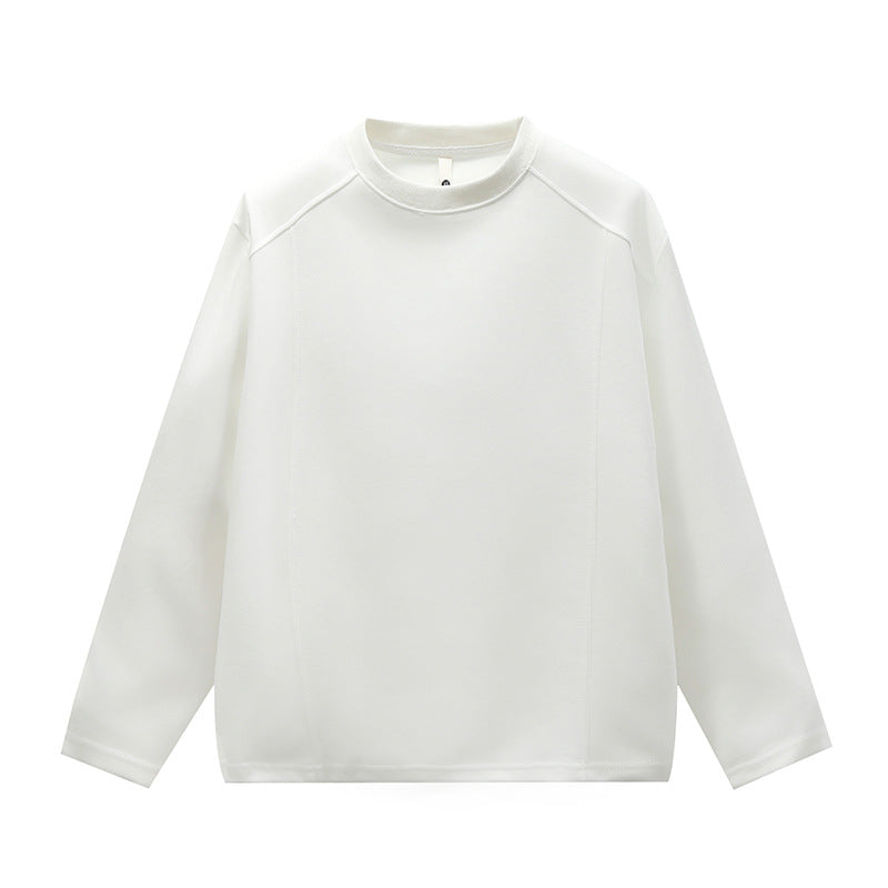 Unisex Minimalistisches Rundhals-Sweatshirt mit Raglanärmeln Drune