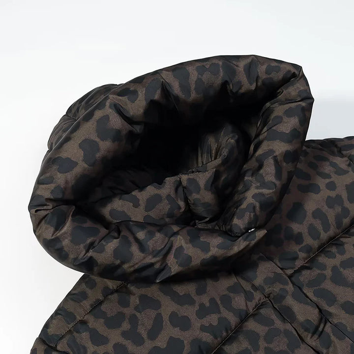 Damen nan gesteppte Kapuzenjacke mit übergroßem Schalkragen, wärmender Thermofüllung und aufgesetzten Taschen Drune