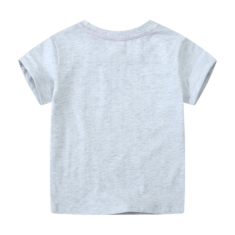 Mädchen T-Shirt mit buntem Einhorn-Design und inspirierendem Schriftzug Drune