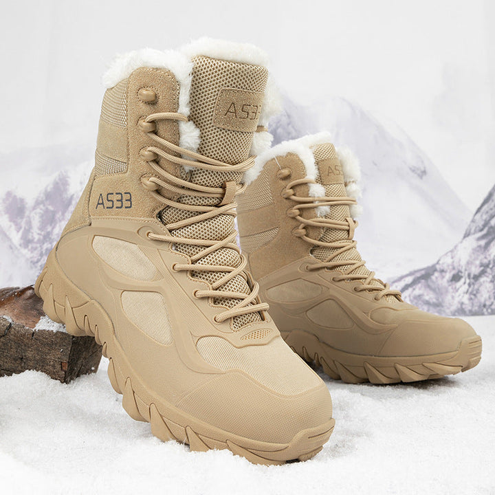 Herren Wasserdichte Winterstiefel mit isolierender Fütterung und rutschfester Sohle Drune