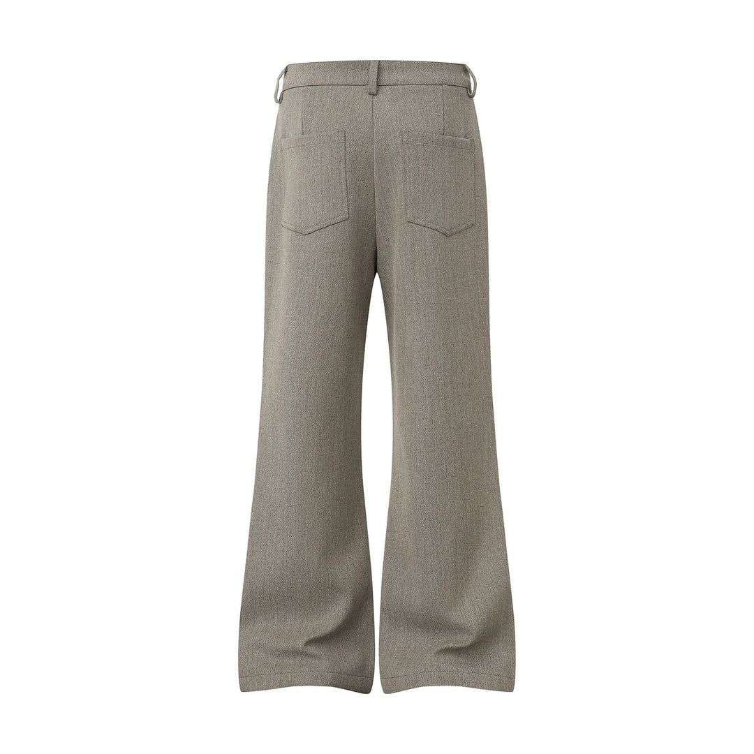 Damen Weite High‑Waist Culotte-Hose aus strukturierter Wollmischung Drune