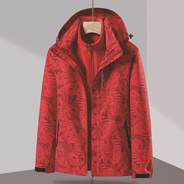 Herren Multifunktionale Übergangsjacke mit Reißverschluss Drune