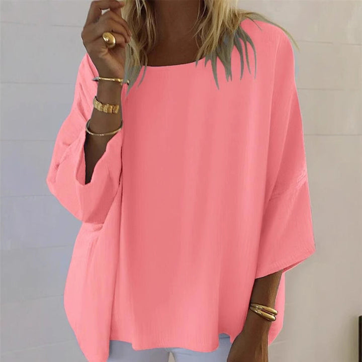 Damen Leichte Batwing Bluse Drune