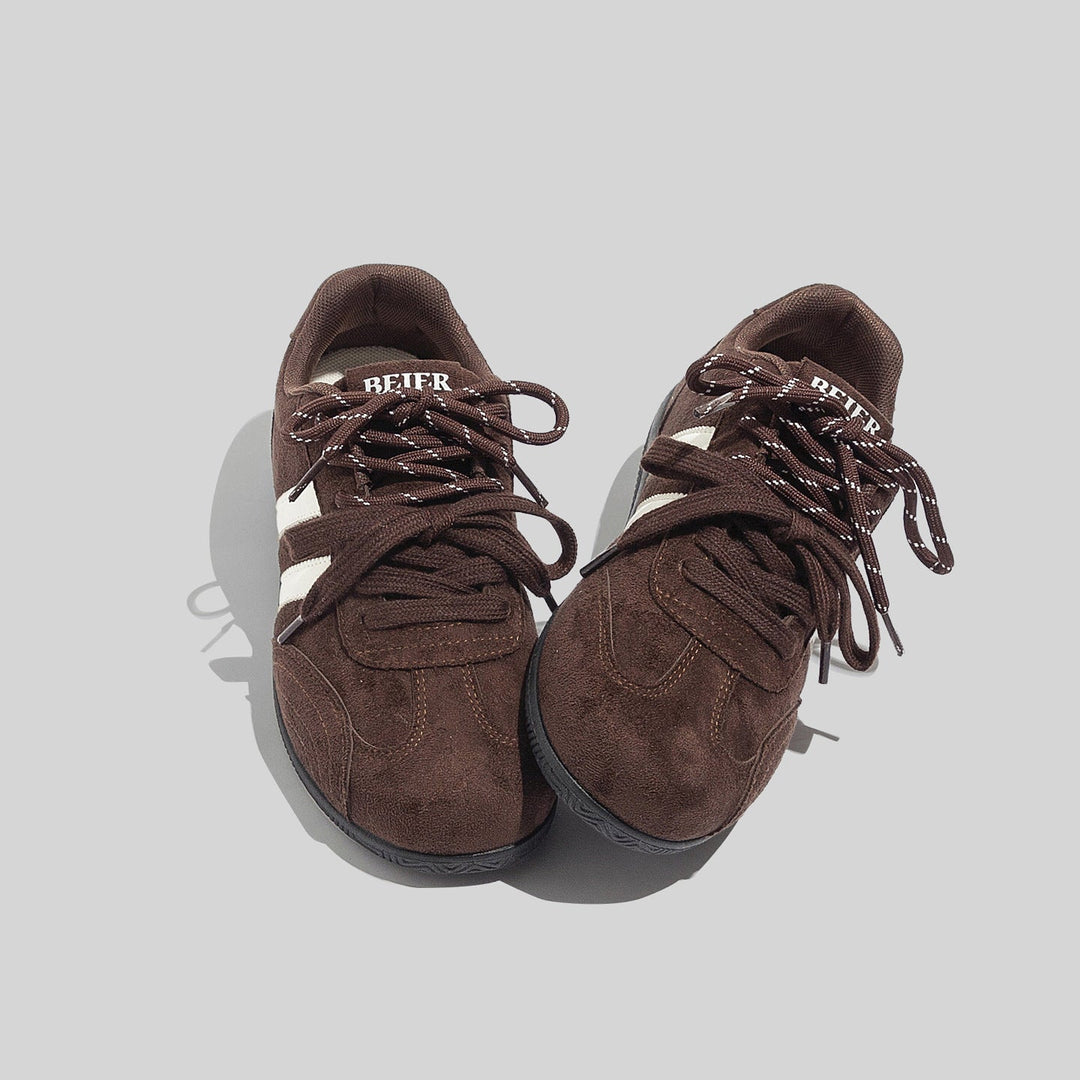 Damen Sportliche Sneaker mit rutschfester Gummisohle und weichem Wildleder-Obermaterial Drune