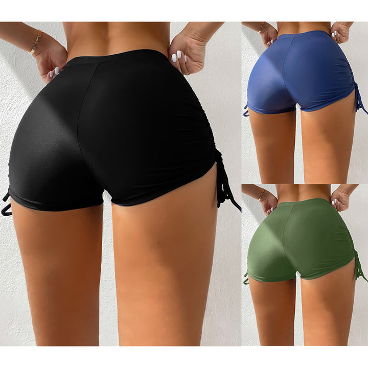 Damen Sportliche Badeshorts mit raffiniertem Rüschendesign Drune