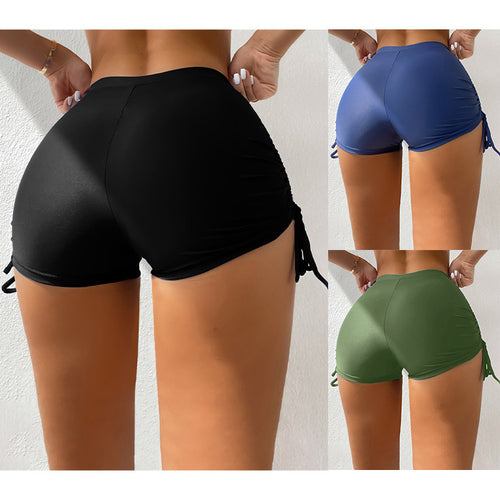 Damen Sportliche Badeshorts mit raffiniertem Rüschendesign Drune
