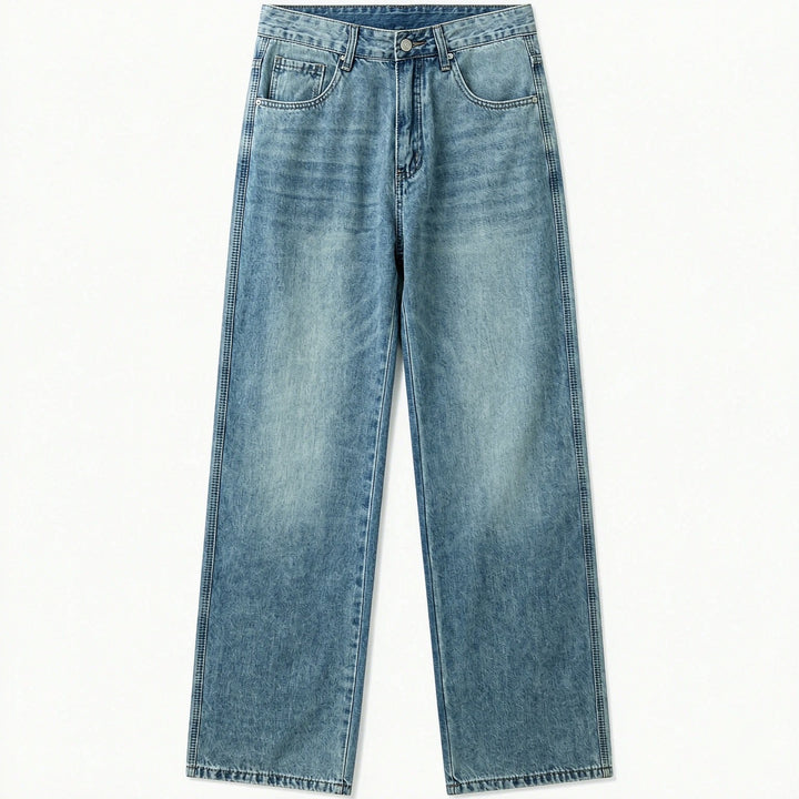 Herren Modische Bootcut Jeans Drune