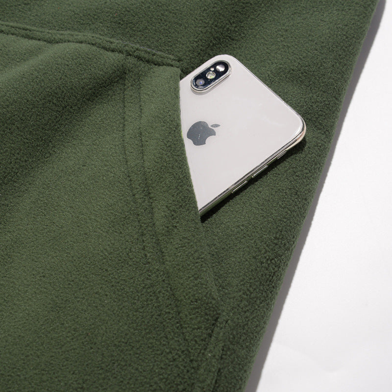 Herren Winddichte Softshell-Weste mit hochflorigem Fleece-Innenfutter, Stehkragen und verdeckten Eingrifftaschen Drune