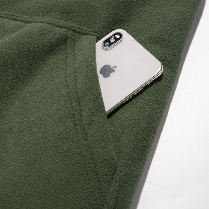Herren Winddichte Softshell-Weste mit hochflorigem Fleece-Innenfutter, Stehkragen und verdeckten Eingrifftaschen Drune