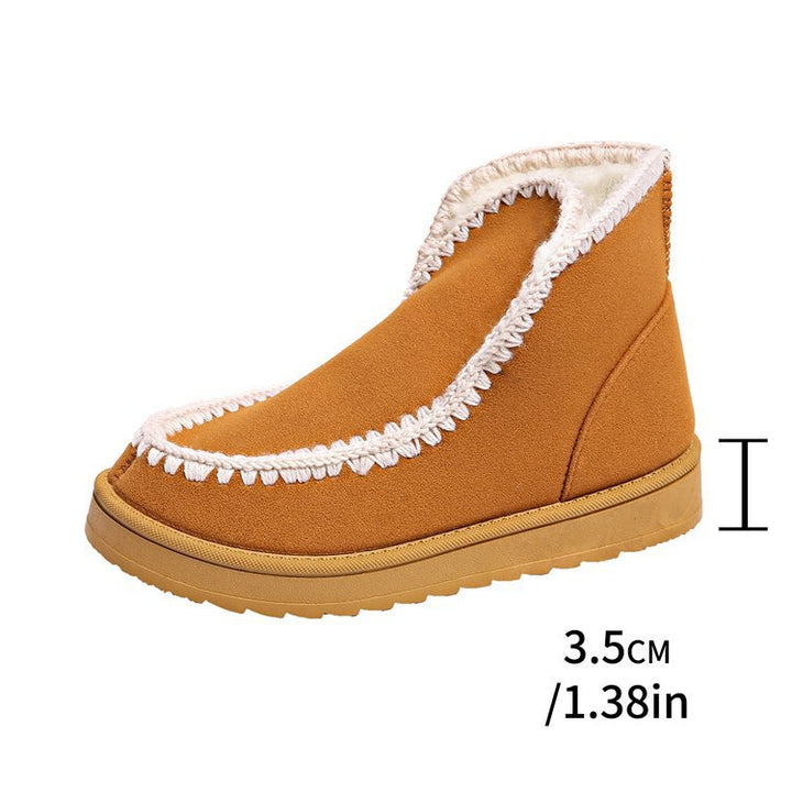 Damen Gefütterte Mokassin‑Ankleboots mit Teddyfutter und rutschfester Gummisohle Drune
