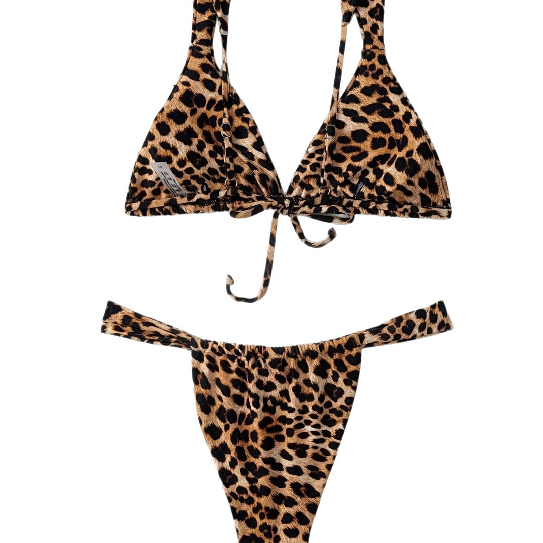 Damen Triangel-Bikini mit raffiniertem Animal-Print Drune