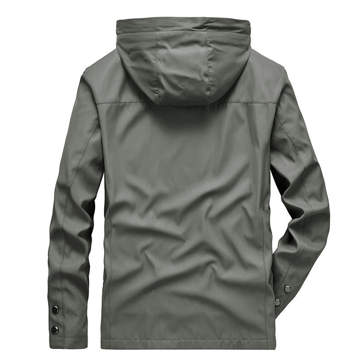 Herren Softshell-Adventurejacke mit Kapuze, atmungsaktiv und wind- sowie wasserabweisend Drune