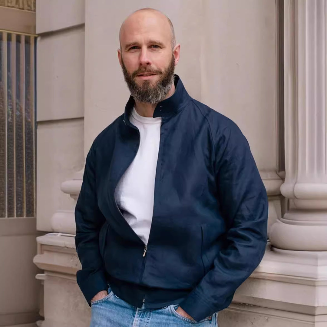 Herren-Sommerjacke aus leichtem, atmungsaktivem Material