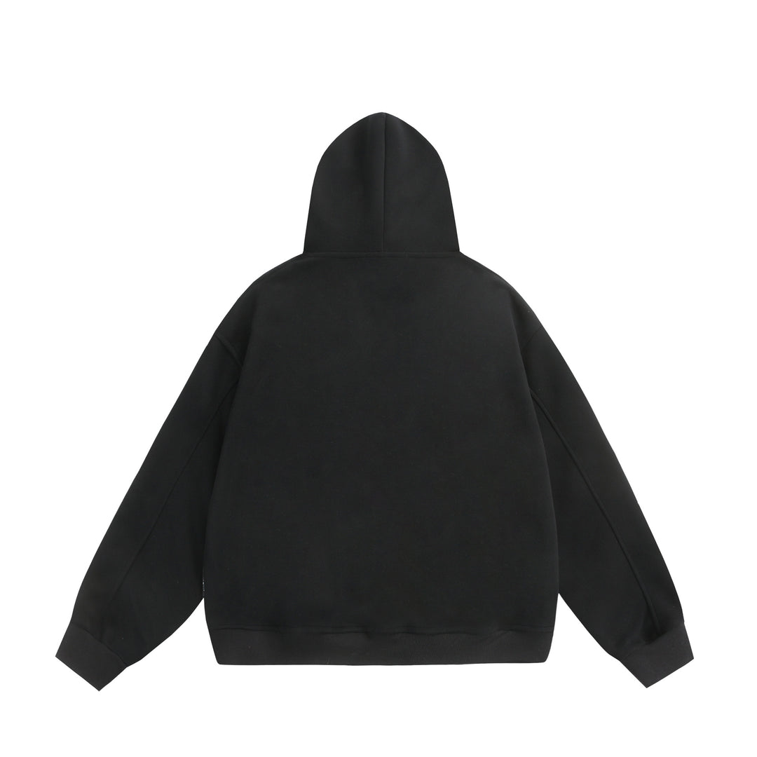 Damen Oversize-Kapuzenpullover mit Strassapplikationen und Relaxed-Schnitt Drune