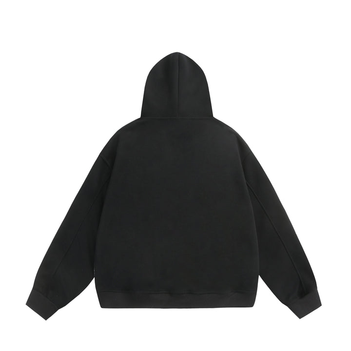 Damen Oversize-Kapuzenpullover mit Strassapplikationen und Relaxed-Schnitt Drune