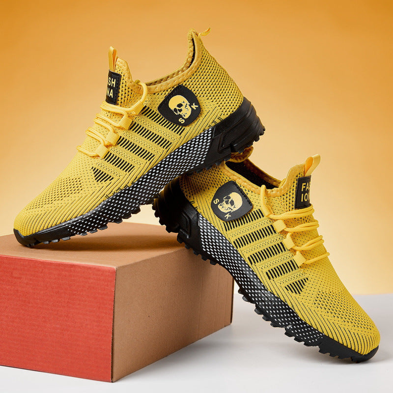 Herren Strick-Sockensneaker mit robuster Trail-Profilsohle und gepolstertem Komfortfußbett Drune