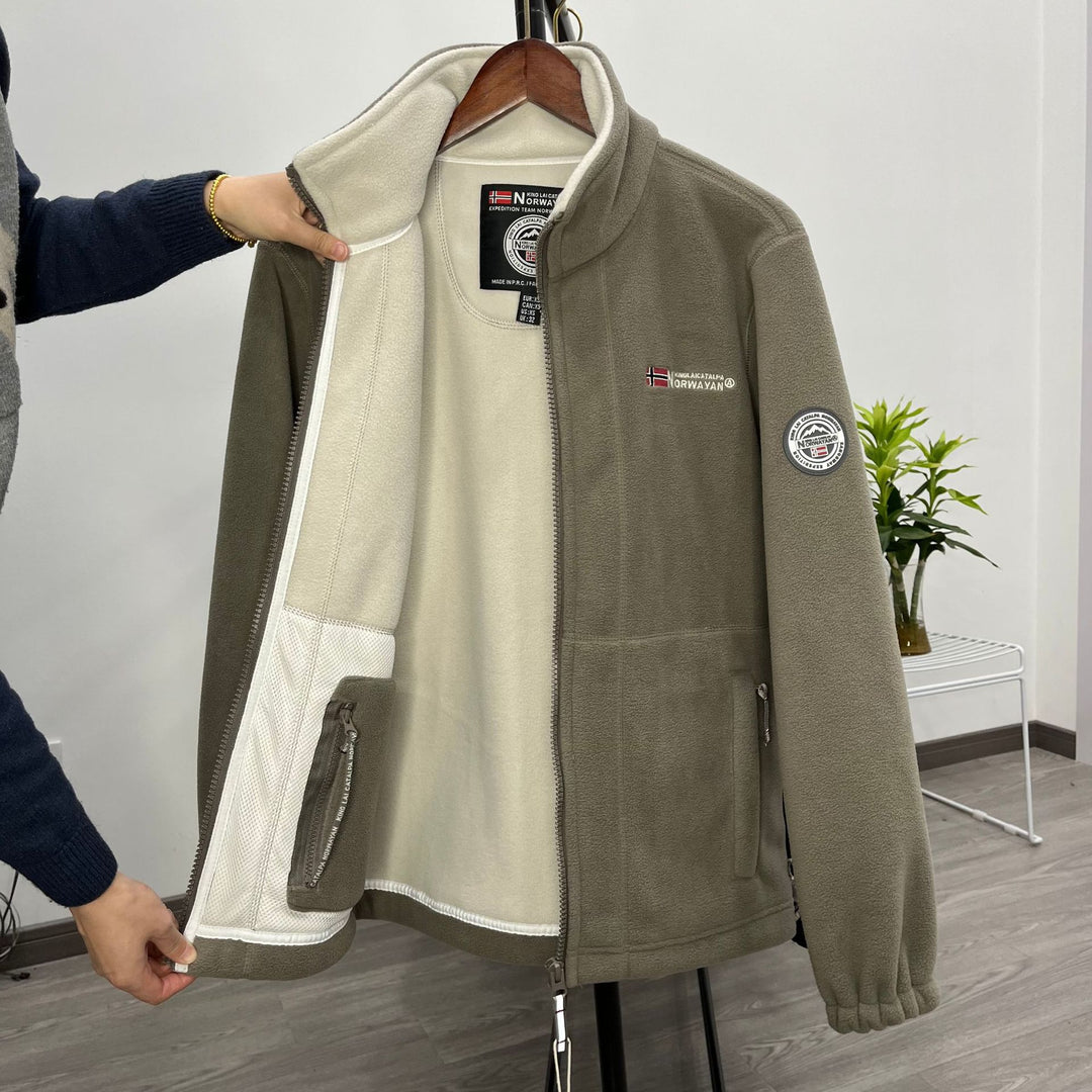 Herren Hohe Funktionale Fleecejacke Drune