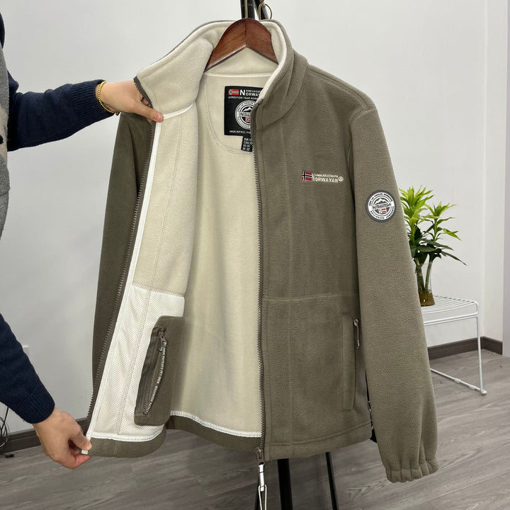 Herren Hohe Funktionale Fleecejacke Drune