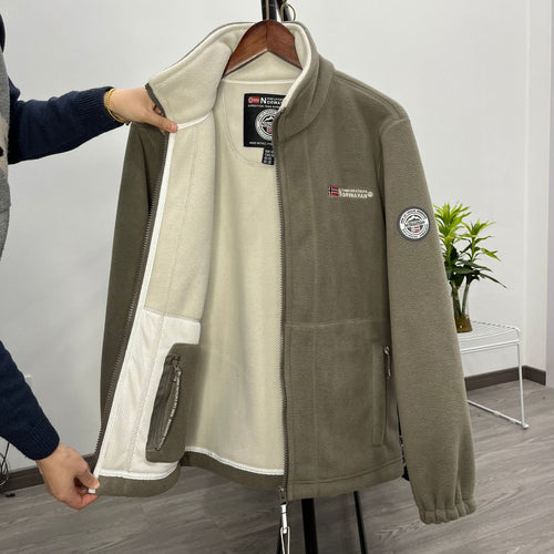 Herren Hohe Funktionale Fleecejacke Drune