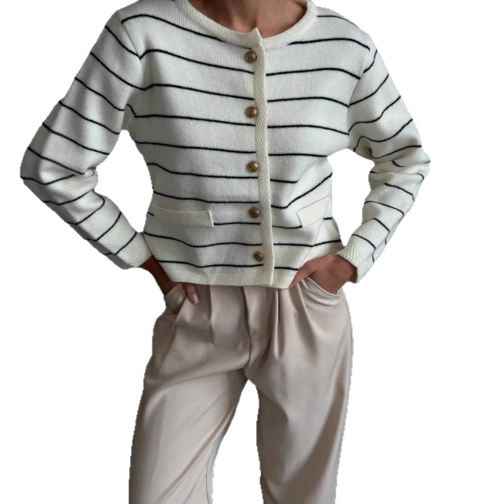 Damen Stylischer Strickblazer Drune