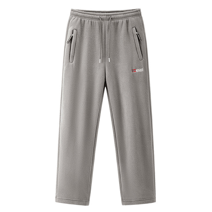 Herren Thermo-Fleece-Set mit Kapuzenjacke, Sherpa-gefüttert und elastischer Jogginghose Drune