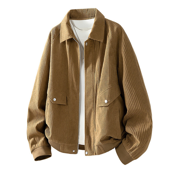 Herren Lässige Cordjacke Drune