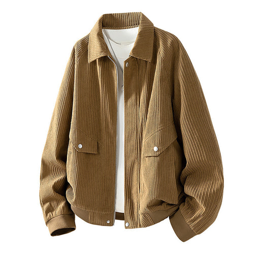 Herren Lässige Cordjacke Drune