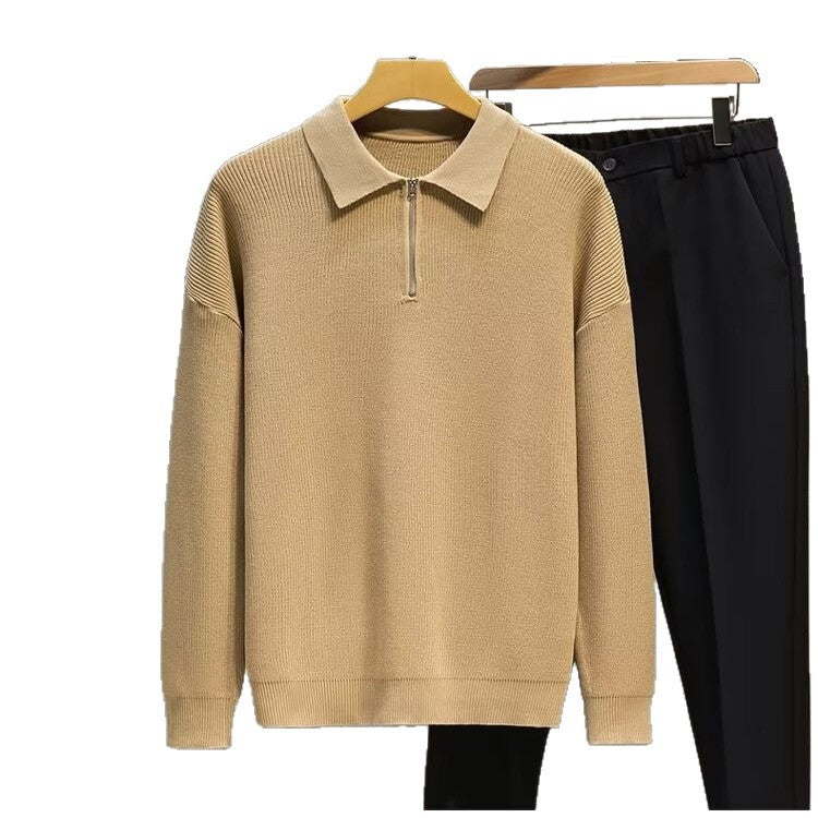 Damen Bequemer Grobstrickpullover Drune