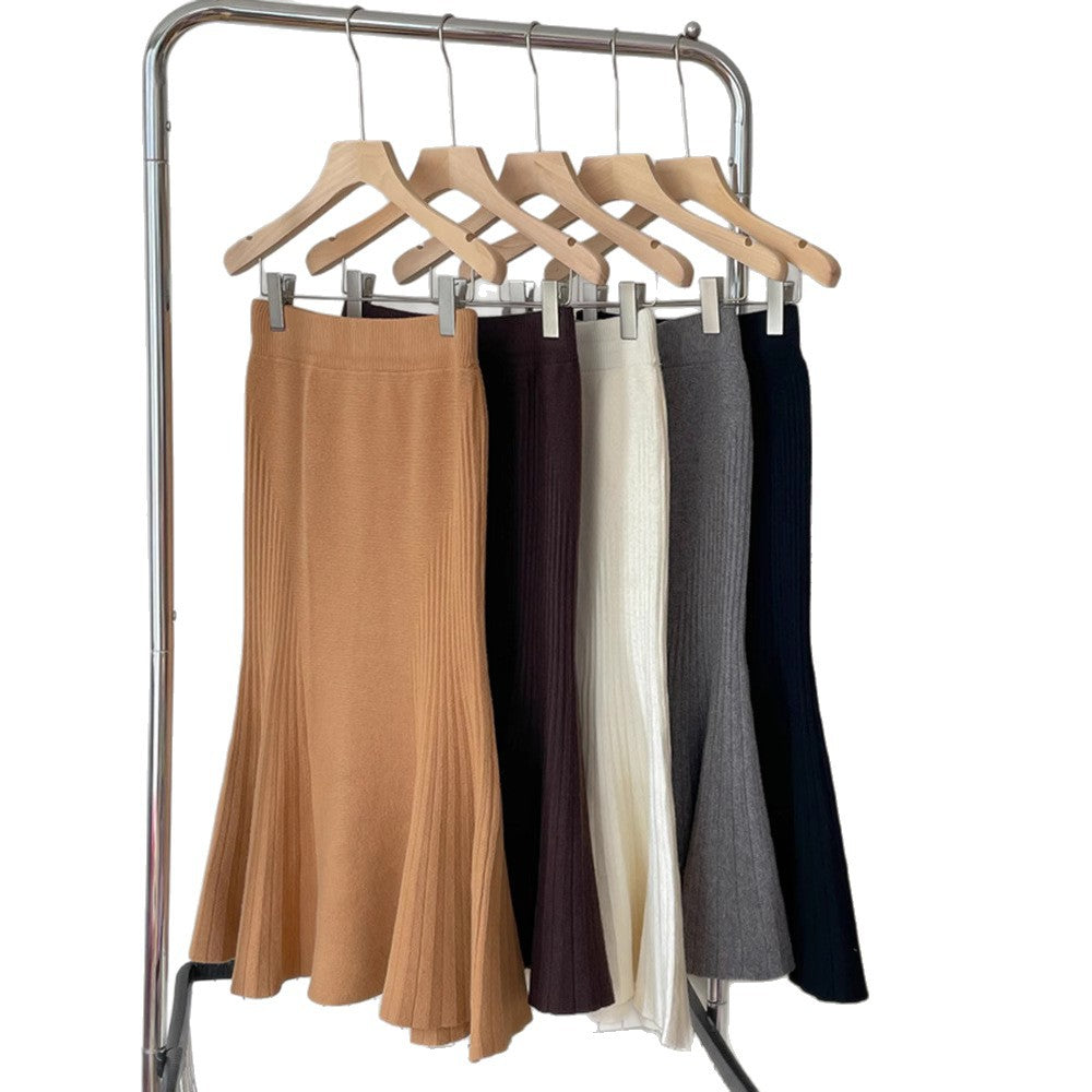 Damen Eleganter Plissee-Midirock Drune