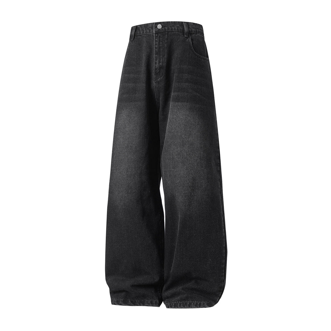 Damen Hochgeschnittene Ultraweite Denim-Hose im Palazzo-Ballon-Schnitt Drune