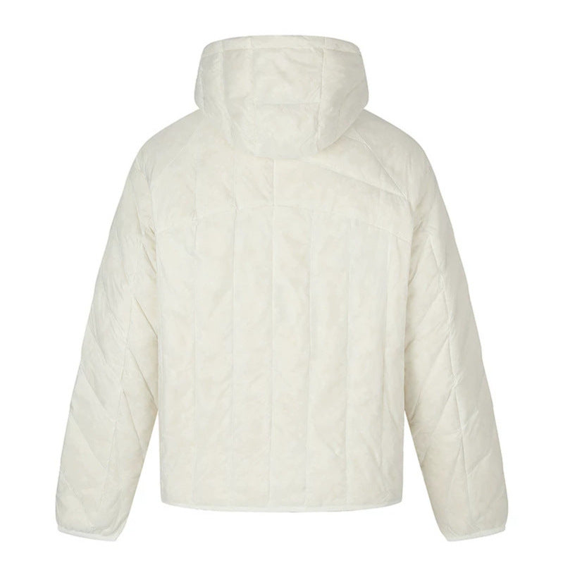 Damen Wattierte Oversize-Steppjacke mit Kapuze und geräuscharmem Mikrofaser-Außenmaterial Drune
