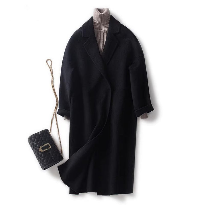 Damen Modischer Wickelmantel Drune