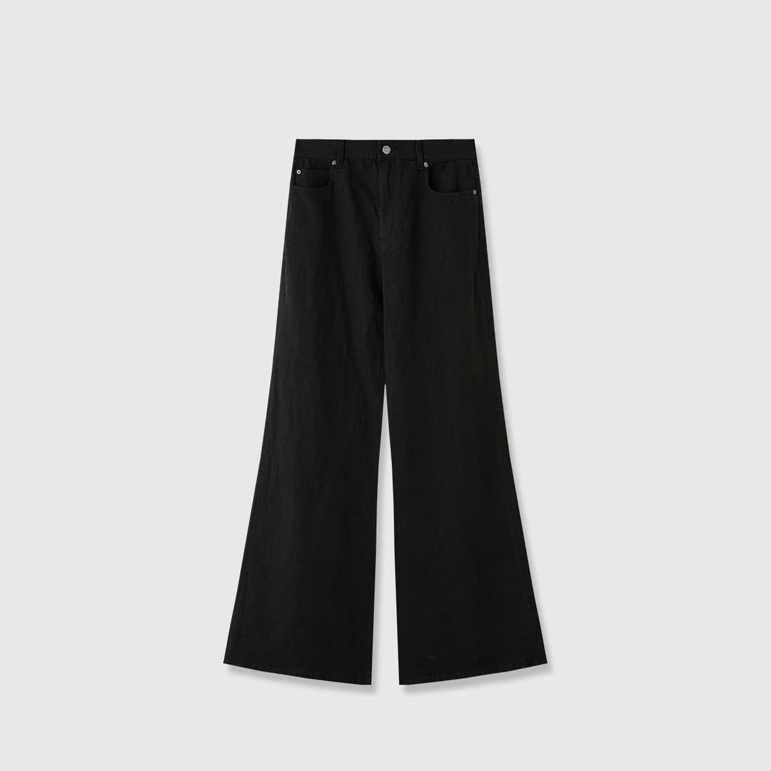 Damen Weit geschnittene High-Waist Jeans Drune