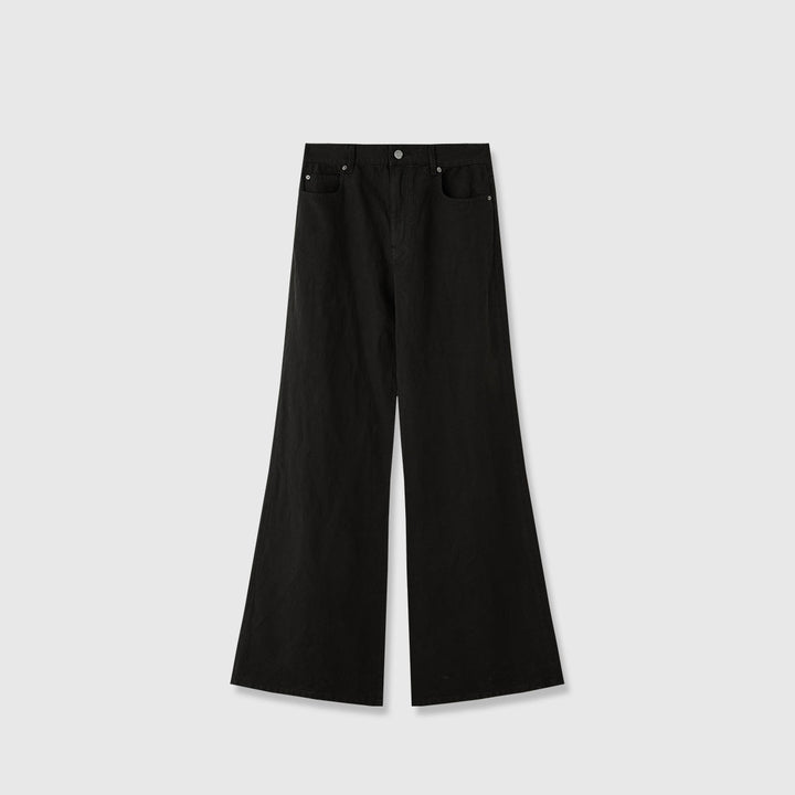 Damen Weit geschnittene High-Waist Jeans Drune