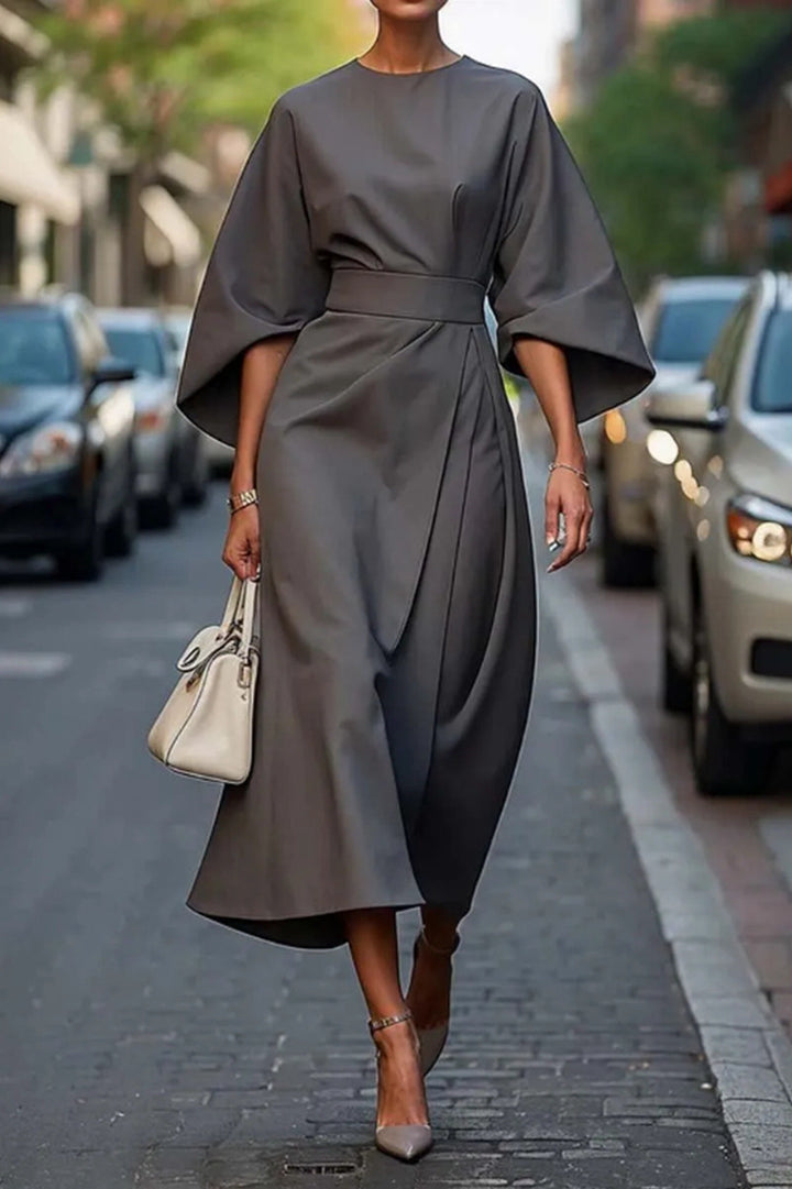 Damen Sommerliche Midi-Kleid Drune