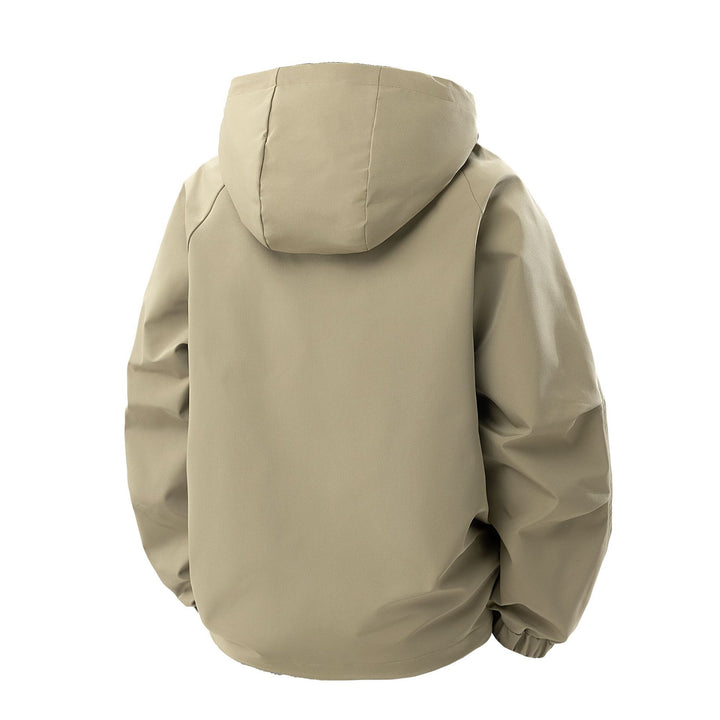 Herren Wasserabweisende urbane Parka‑Jacke mit verstellbarer Kapuze und Multifunktions‑Taschen Drune