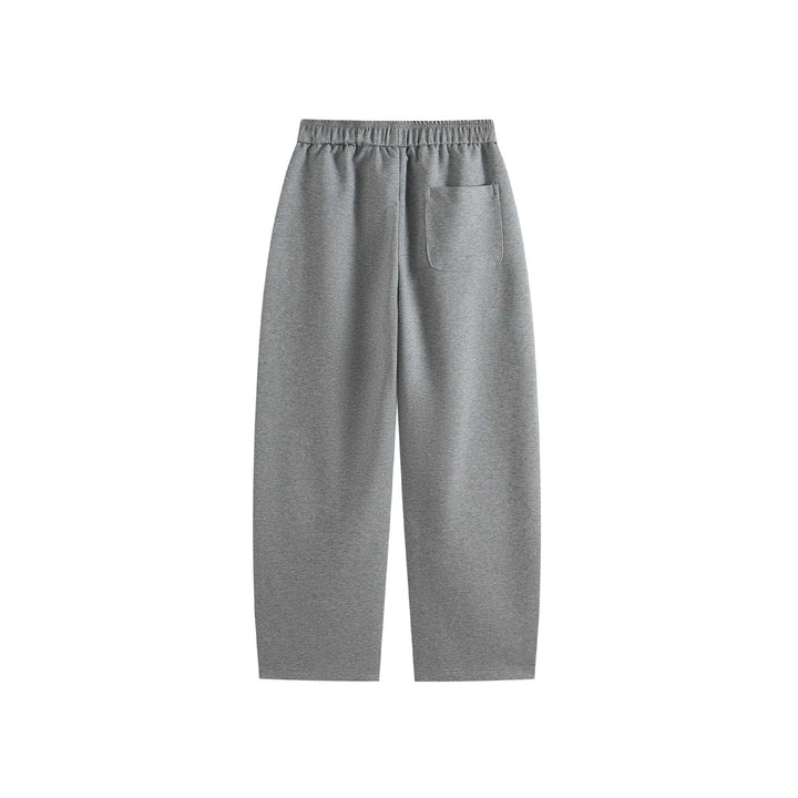 Damen Weite Jogginghose aus Baumwollmischung mit elastischem Kordelbund Drune