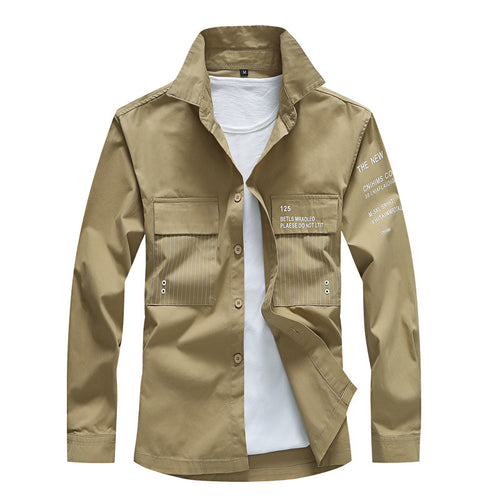 Herren Moderne Utility-Hemdjacke Drune