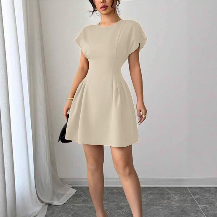 Damen Wickelkleid mit elegantem Schnitt und fließendem Rock Drune