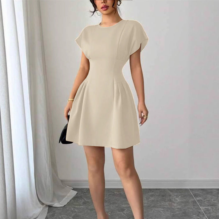 Damen Wickelkleid mit elegantem Schnitt und fließendem Rock Drune