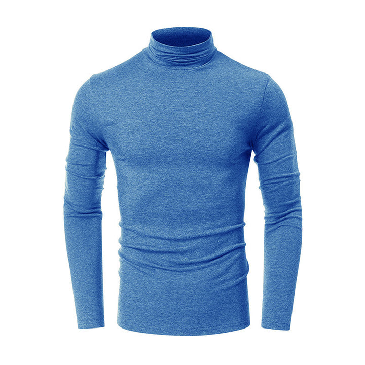 Herren Rollkragenpullover aus elastischem Baumwollmix Drune