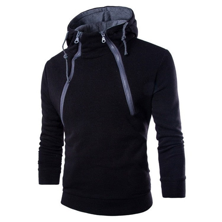 Herren moderne Kapuzenpullover mit praktischem Reißverschluss Drune