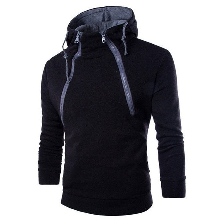 Herren moderne Kapuzenpullover mit praktischem Reißverschluss Drune