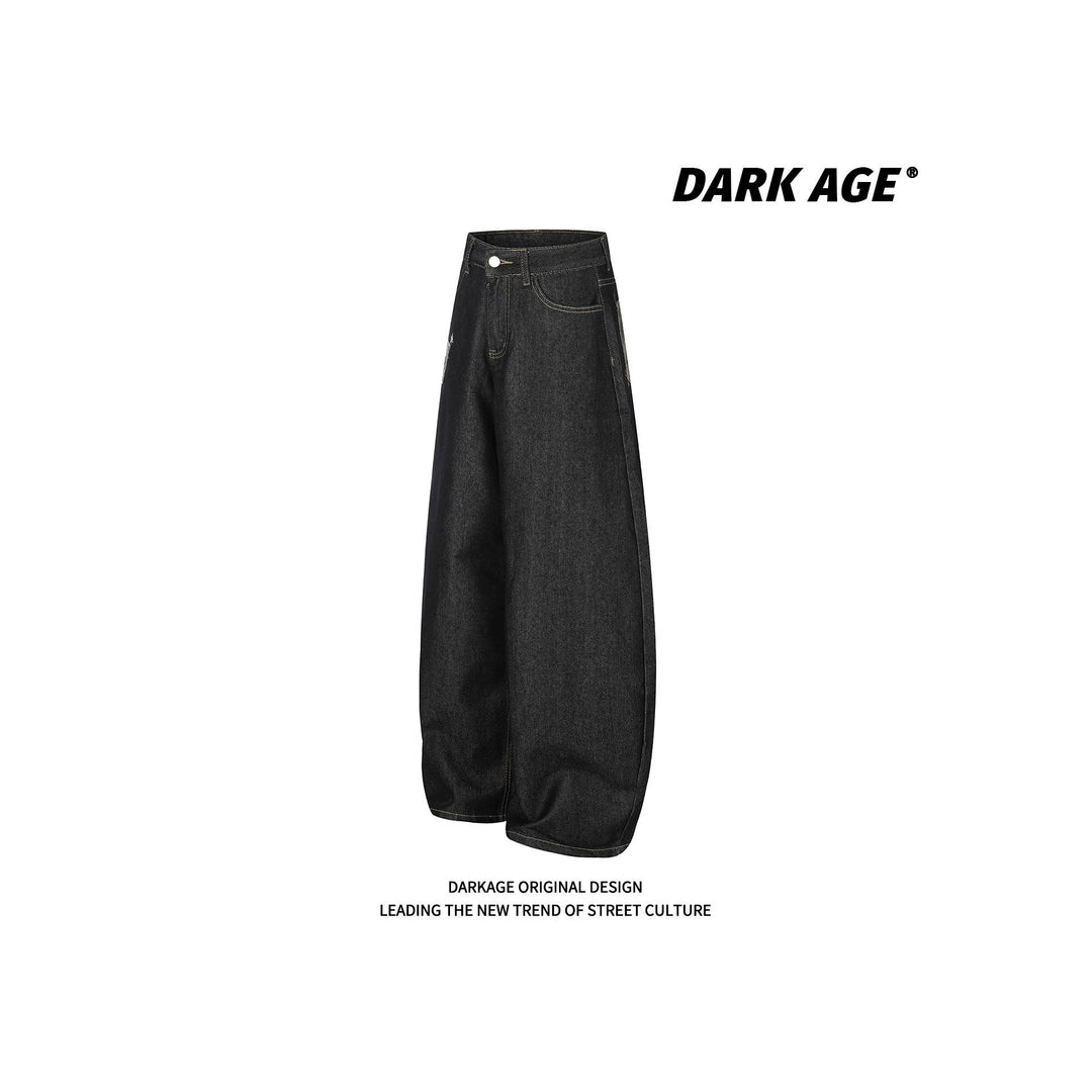 Damen Lässige Weitgeschnittene Jeans Drune
