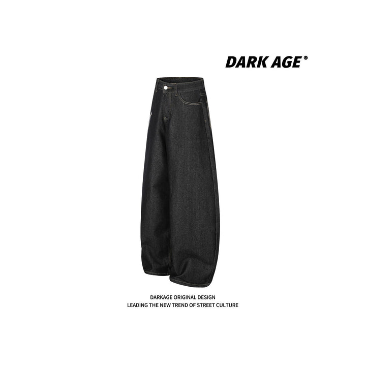 Damen Lässige Weitgeschnittene Jeans Drune