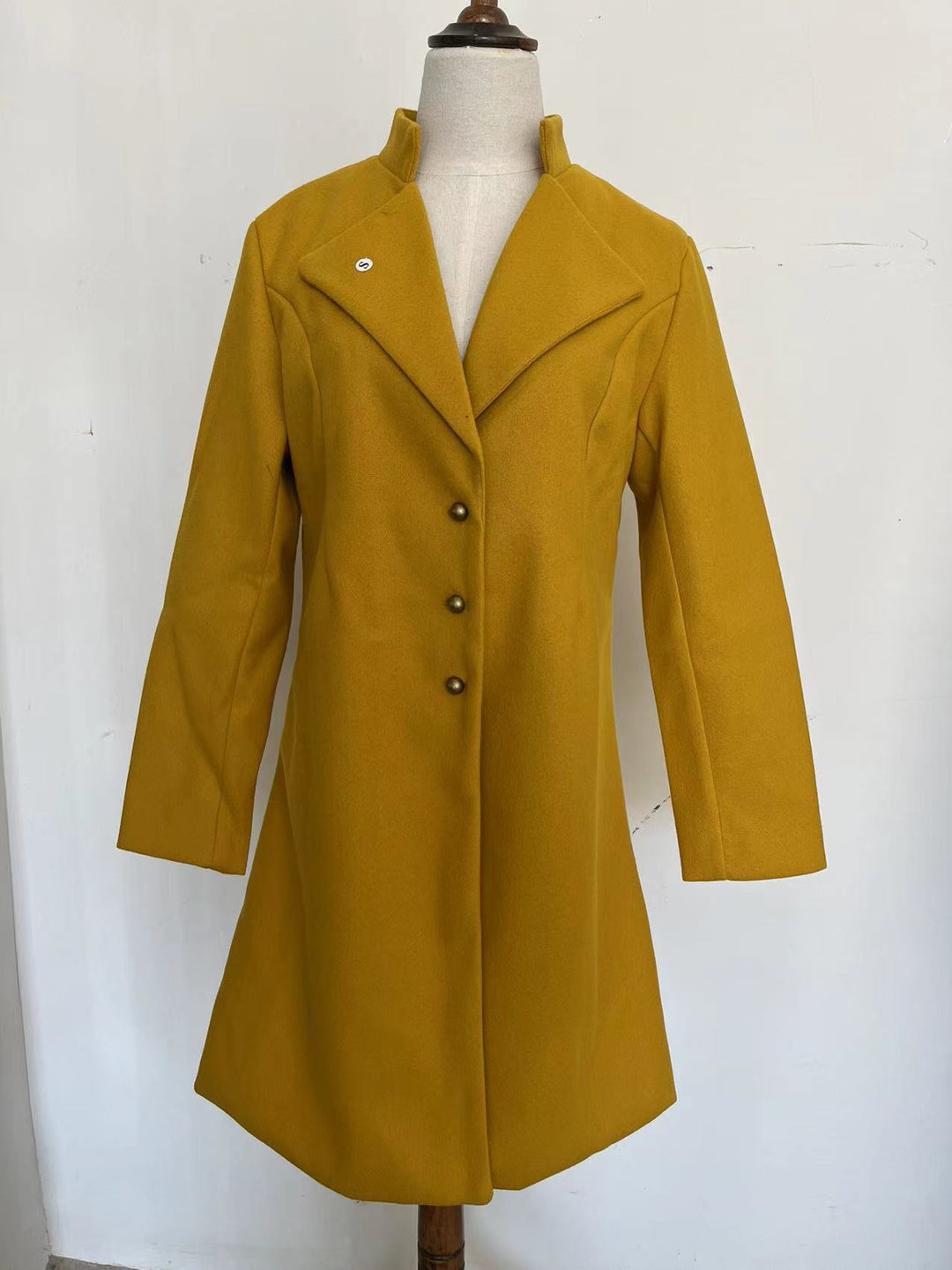 Damen eleganter asymmetrischer Übergangsmantel Drune