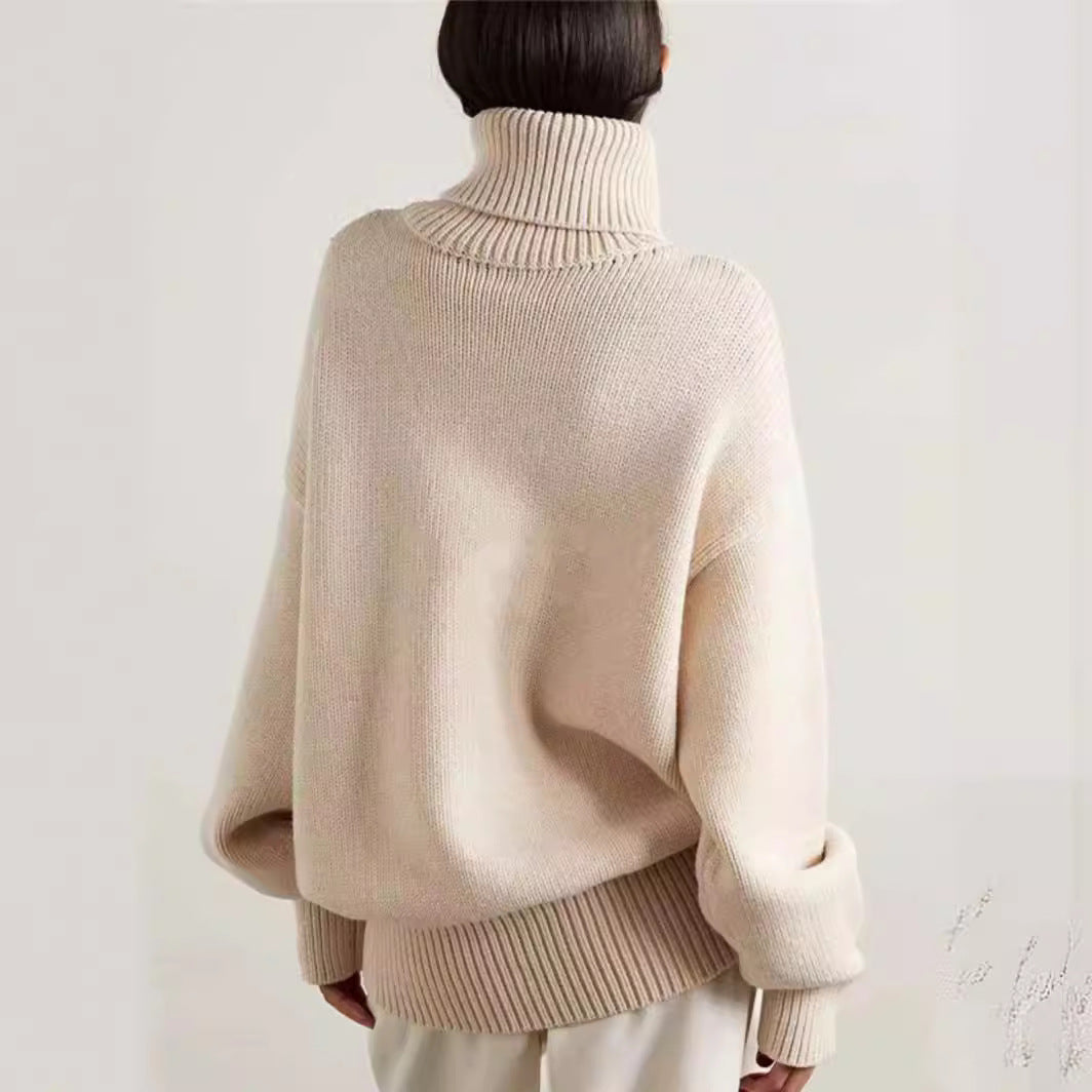 Damen modischer Rollkragenpullover Drune