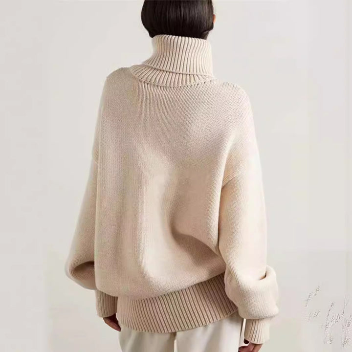 Damen modischer Rollkragenpullover Drune