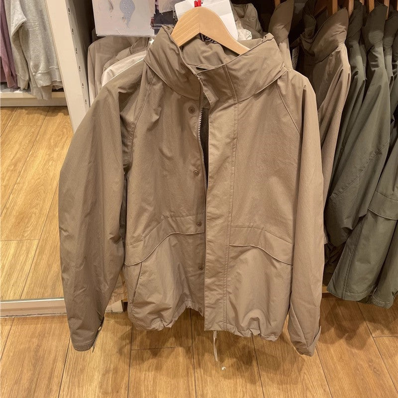 Herren Funktionsjacke mit verstellbarem Kragen Drune