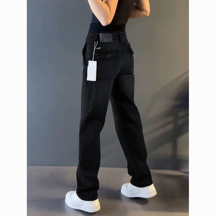Damen Modische Hohe Taille Jeans Drune